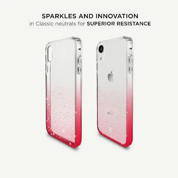 iPhone XR Clear Case - Sparkle Glitter Design