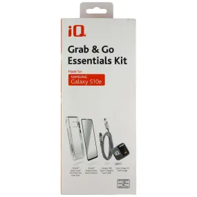 iQ Grab & Go Essentials Kit Charger & Case for Samsung Galaxy S10e Smartphones