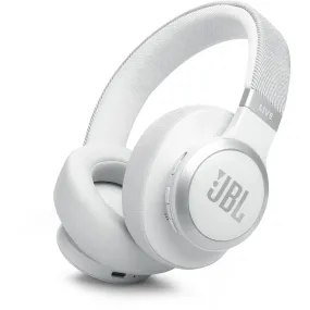 JBL Live 770NC Wireless True Adaptive Noise Cancelling Over-Ear Headphones (White)