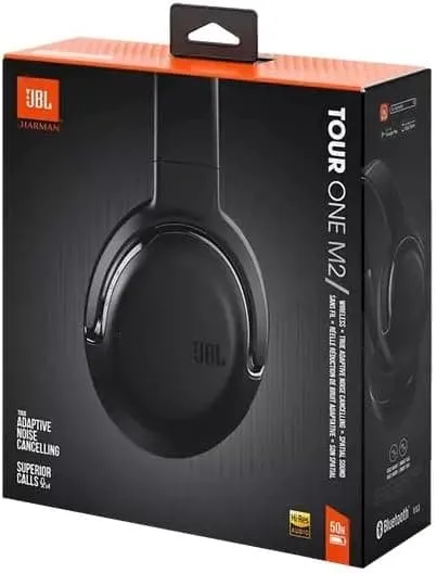 JBL Tour One M2 Wireless Bluetooth Noise-Cancelling Headphones - Black