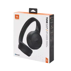 JBL Tune 520 Wireless On-Ear Headphones with Mic - سماعات بلوتوث هيدسيت من جي بي ال