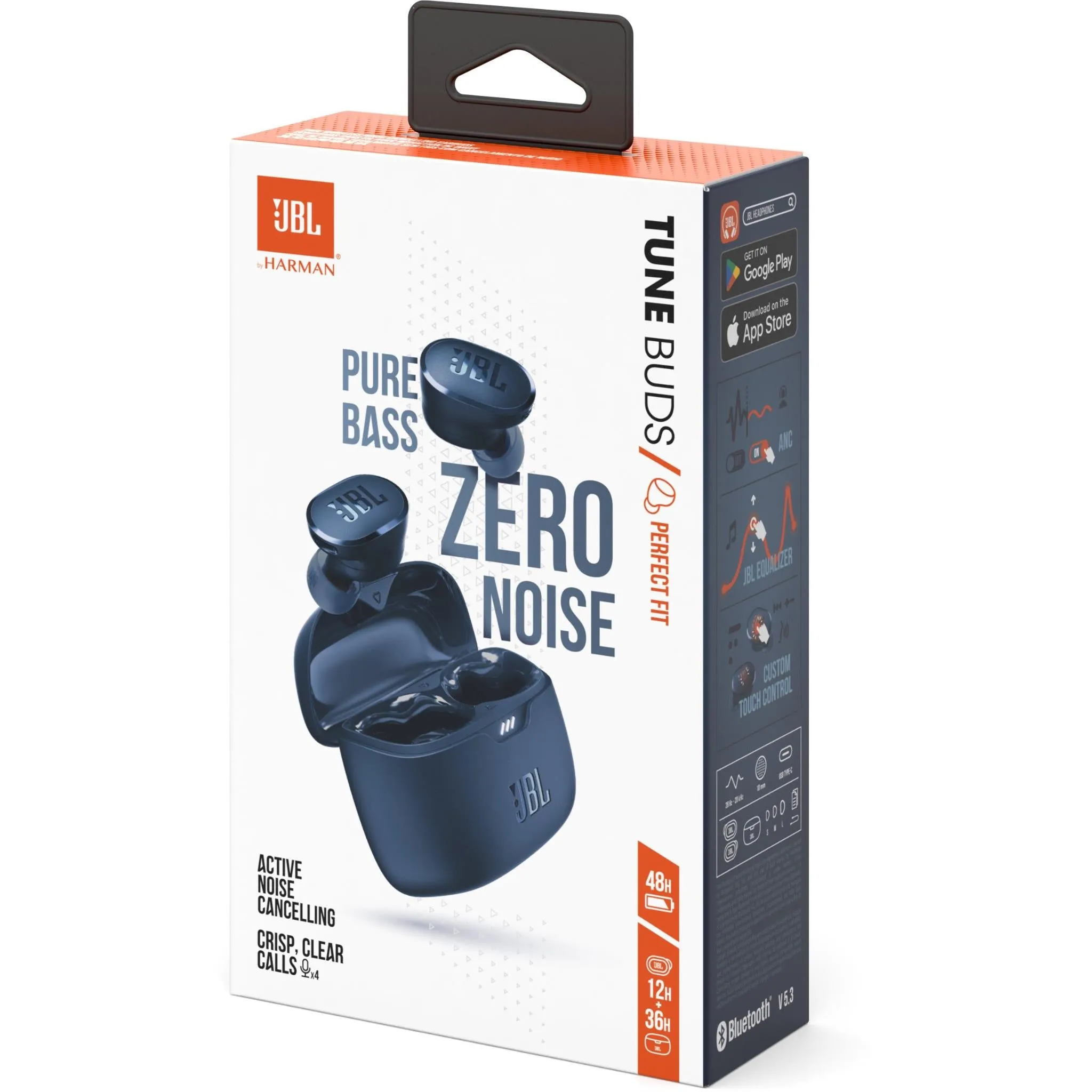 JBL Tune Buds TWS Noise Cancelling In-Ear Headphones (Blue)