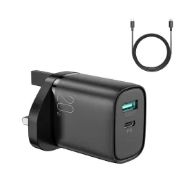 Joyroom L-QP2011 | 20W PD Fast Charger | Dual Ports (Type-C & USB)