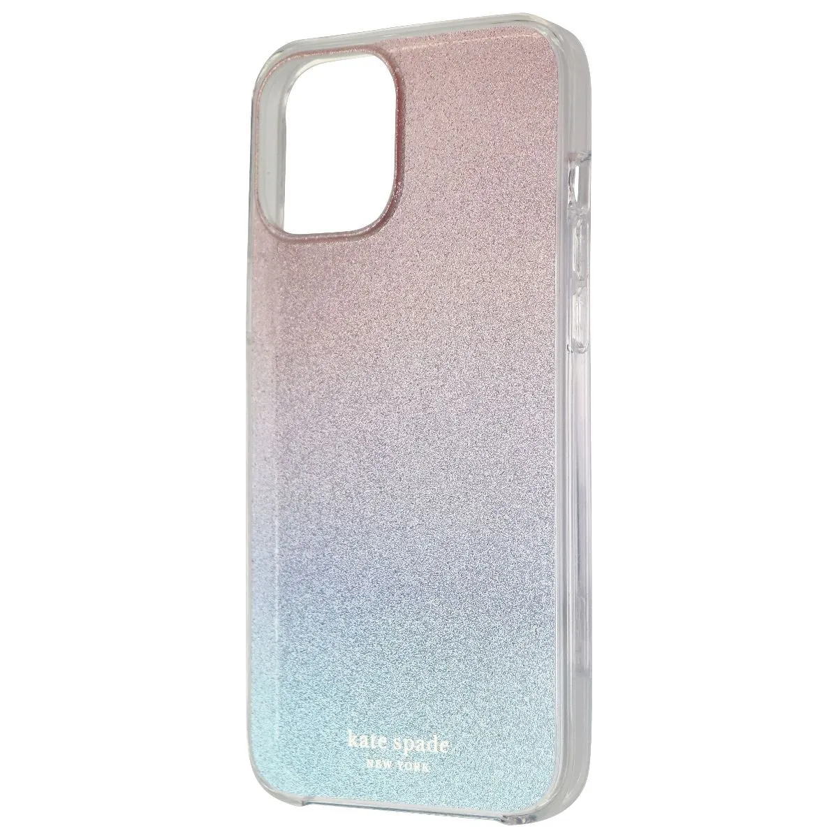 Kate Spade Protective Hardshell Case for iPhone 12 Pro Max - Glitter Ombre Pink