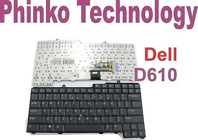 Keyboard for Dell Latitude D610 D810 Inspiron 610M Black US Layout