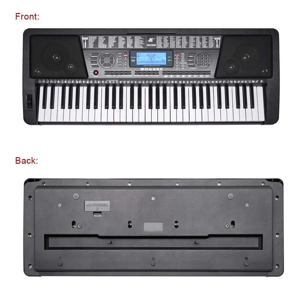 Keyboard Piano 61 Key LCD Display