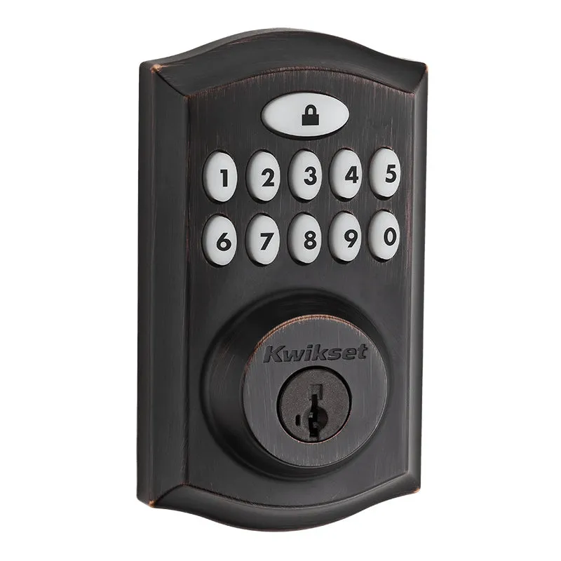 Kwikset 913TRL-11P  SmartCode 913 Deadbolt, Venetian Bronze