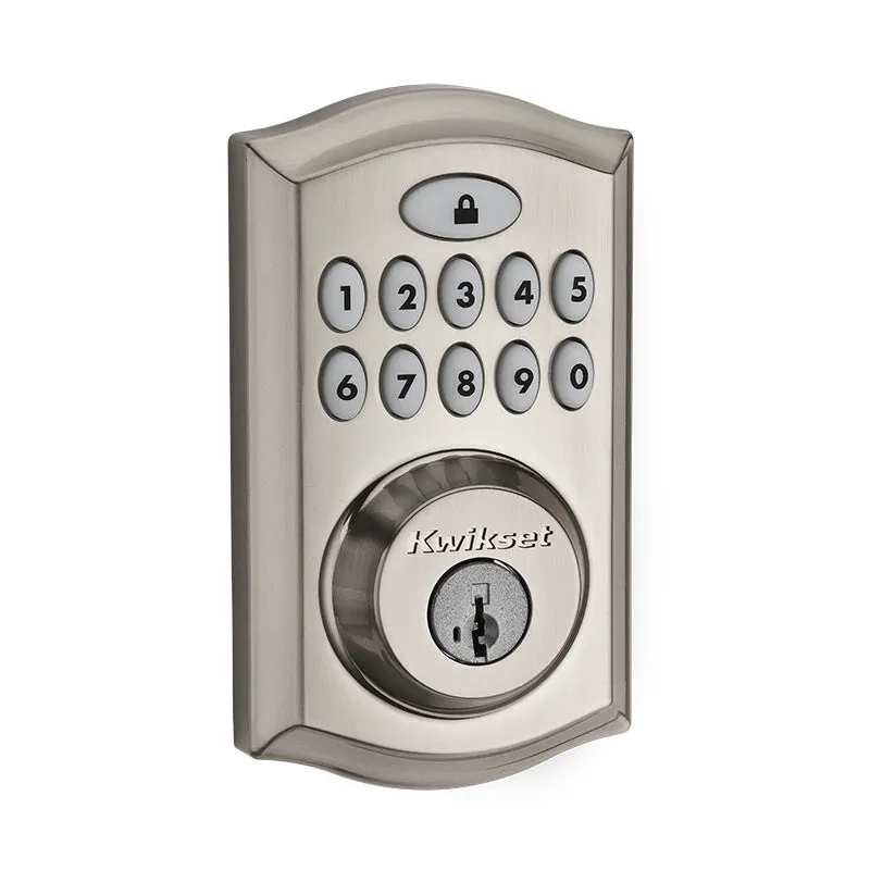 Kwikset 913TRL-15 SmartCode 913 Deadbolt, Satin Nickel