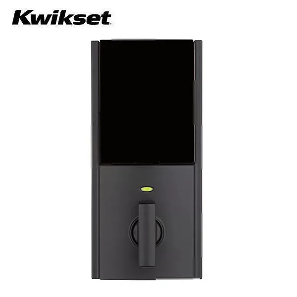 Kwikset - SmartCode  913CNT - Contemporary Electronic Deadbolt - 514 - Matte Black - Grade 2