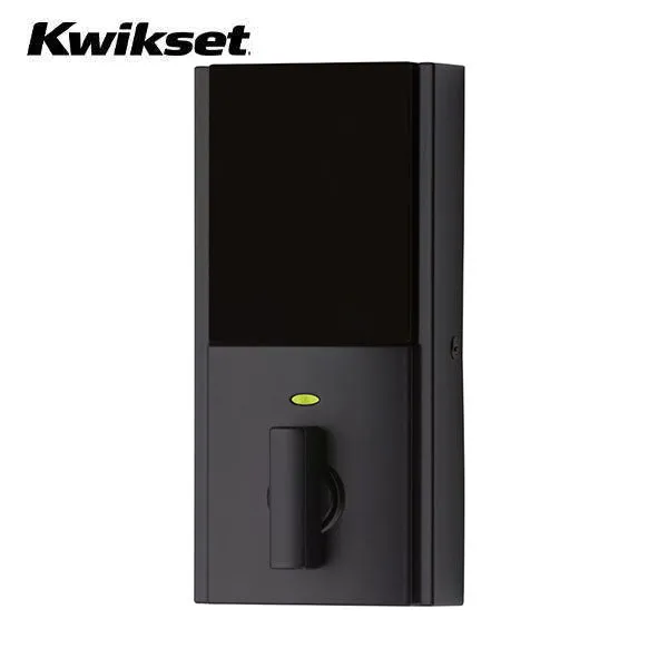 Kwikset - SmartCode  913CNT - Contemporary Electronic Deadbolt - 514 - Matte Black - Grade 2