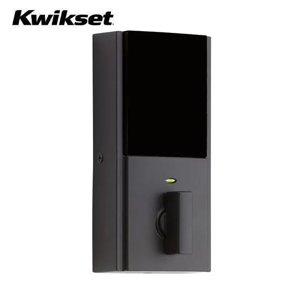 Kwikset - SmartCode  913CNT - Contemporary Electronic Deadbolt - 514 - Matte Black - Grade 2