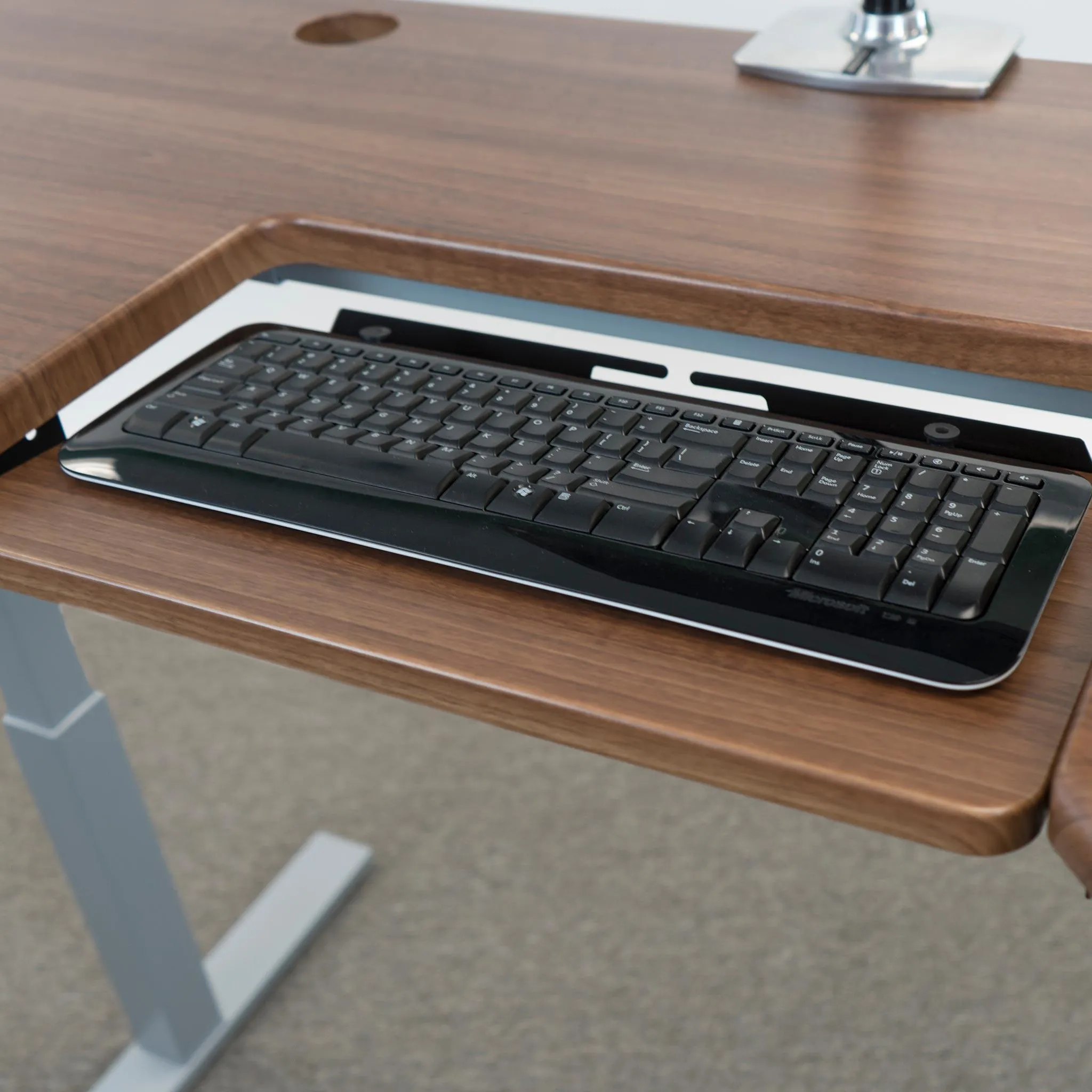 Lander Unsit Treadmill Desk with SteadyType - 3D Laminate