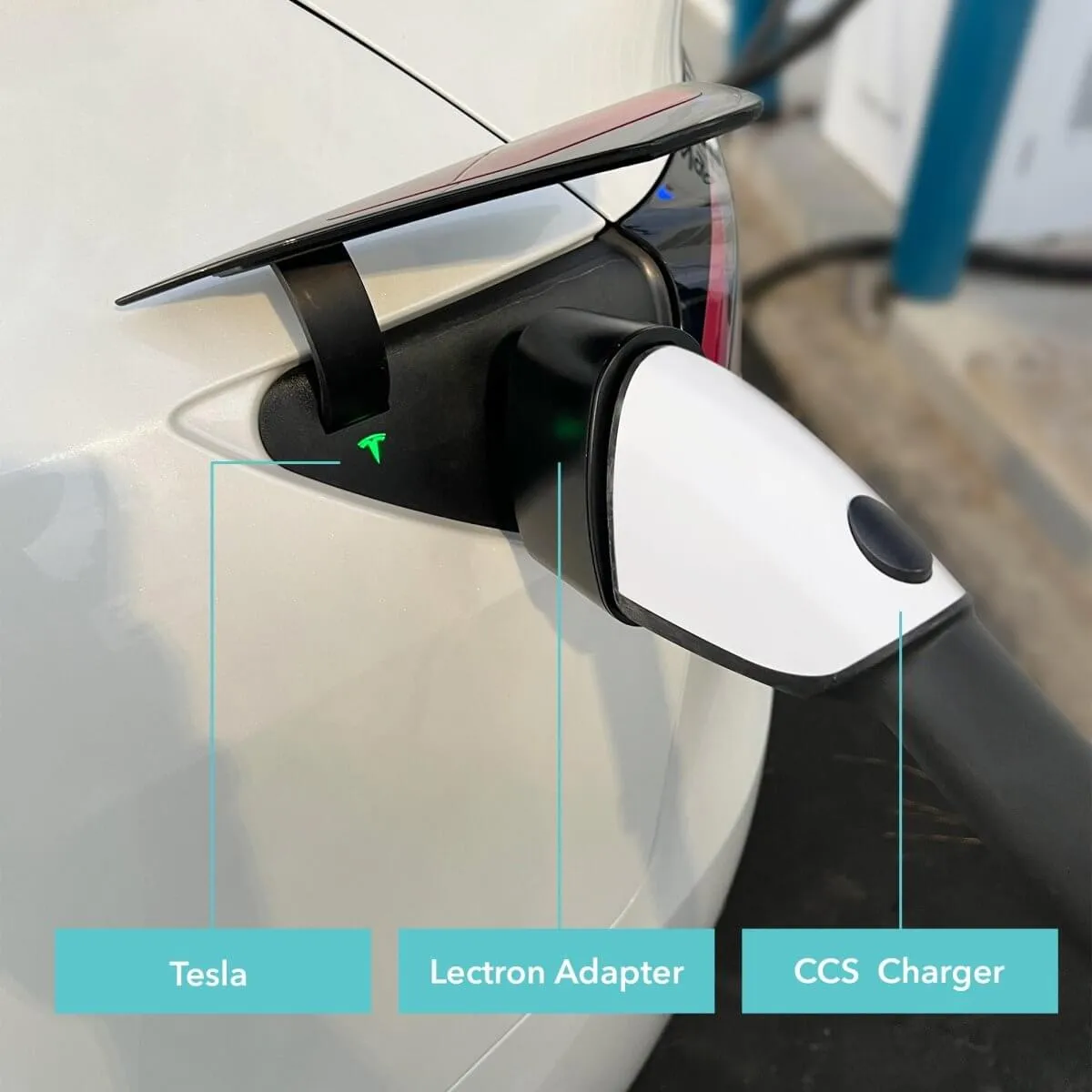 Lectron Portable Level 2 Tesla Charger   CCS to Tesla Adapter   J1772 to Tesla Adapter Bundle | 240V | 40 Amp | NEMA 14-50