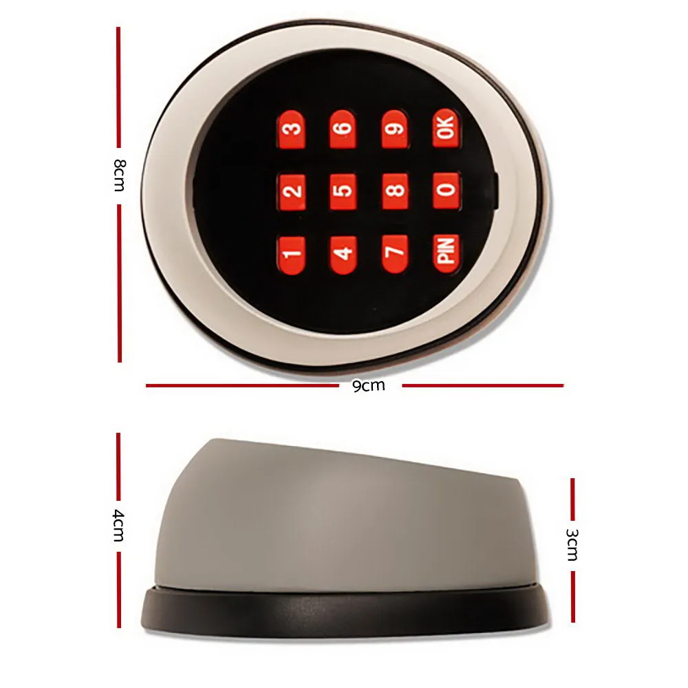 LED Backlit Wireless Gate Keypad with Remote Control - LockMaster