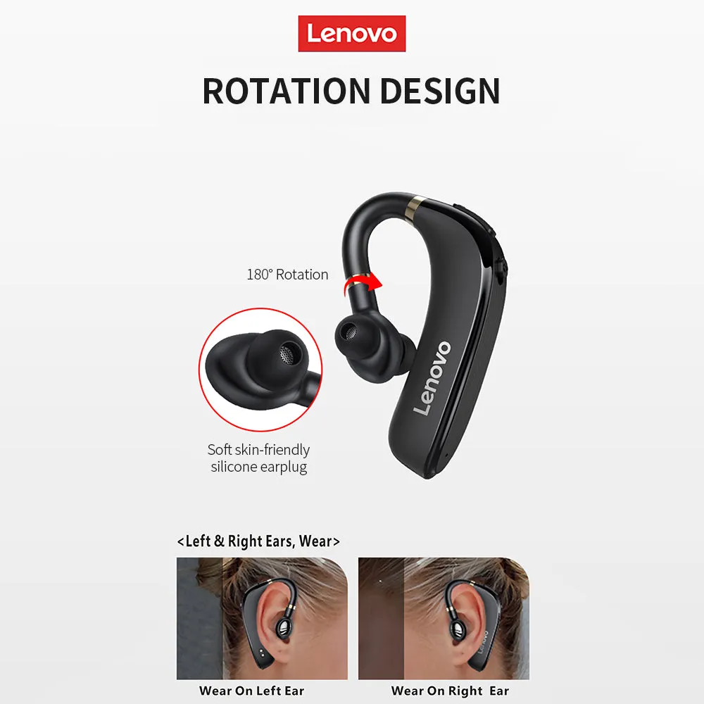 Lenovo HX106 Wireless BT Headphone Single Ear Headset