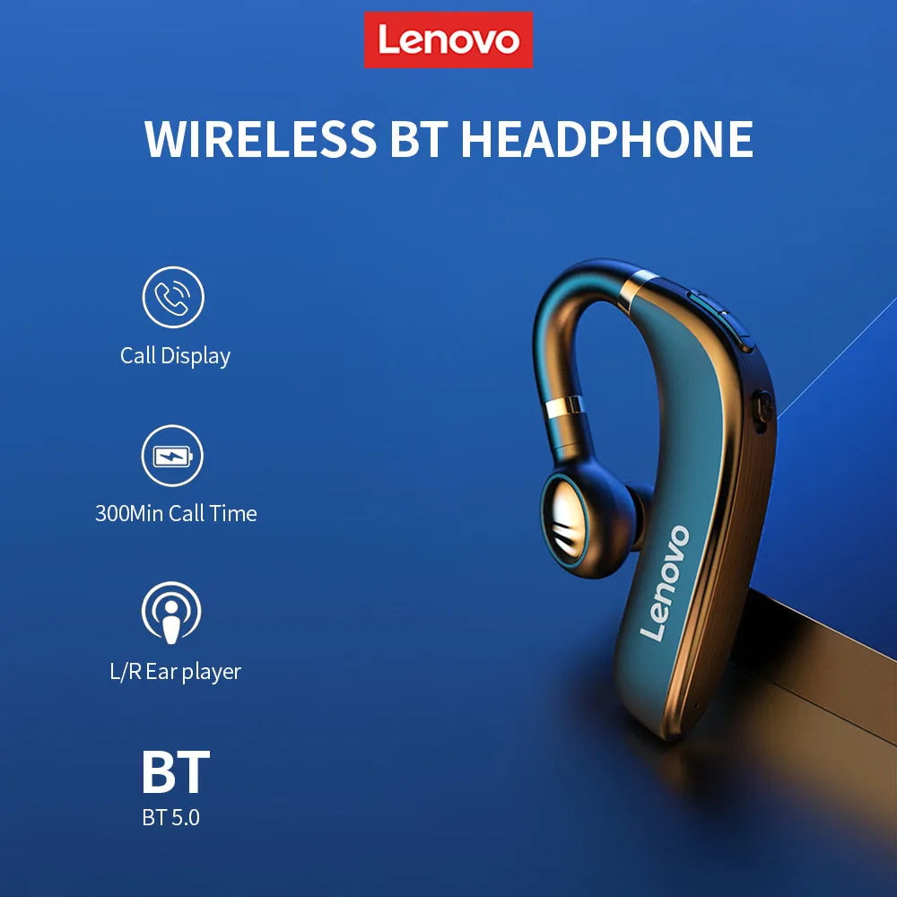 Lenovo HX106 Wireless BT Headphone Single Ear Headset