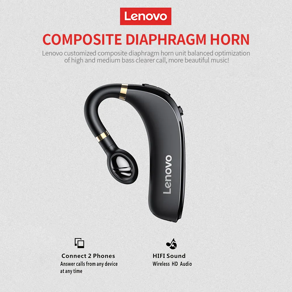 Lenovo HX106 Wireless BT Headphone Single Ear Headset