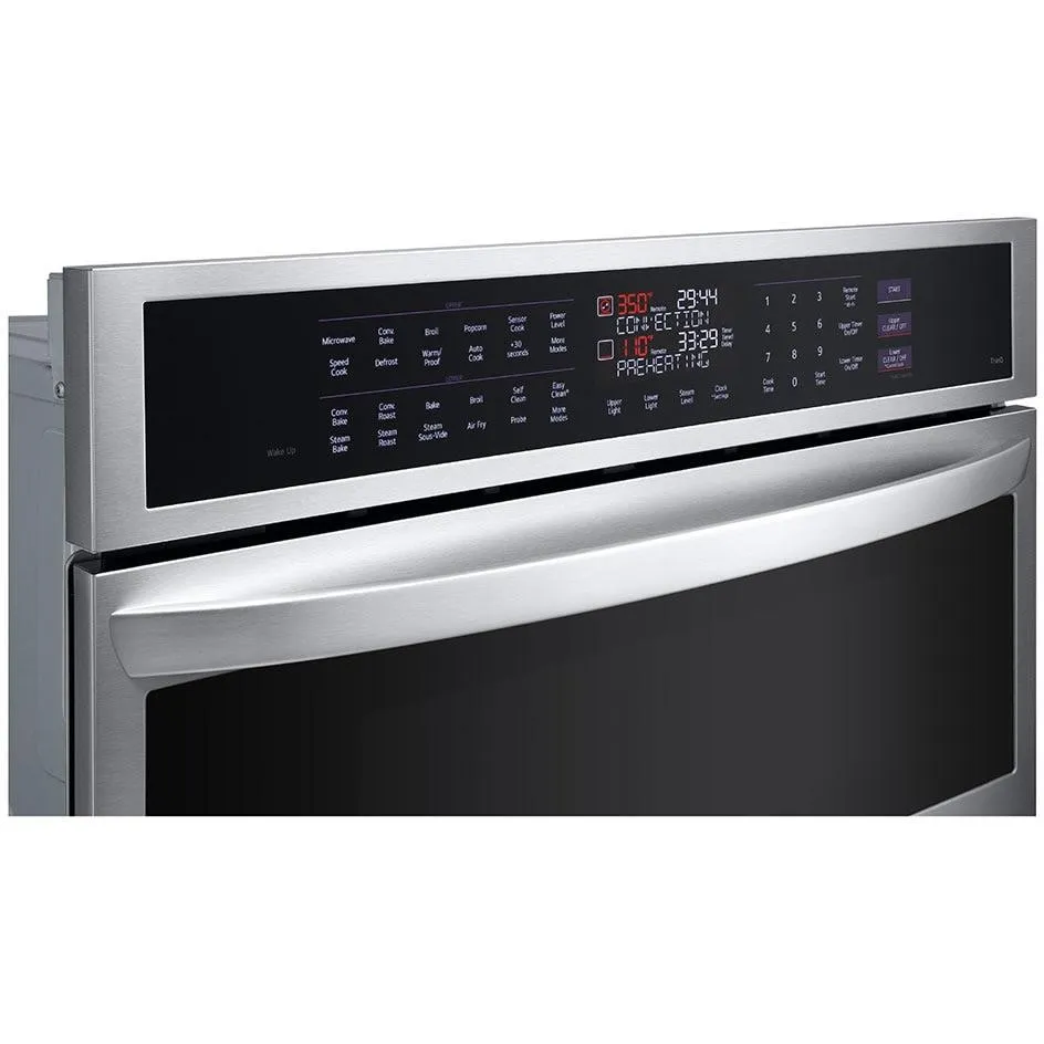 LG 30-inch, 6.4 cu.ft. Built-in Combination Wall Oven with ThinQ® Technology WCEP6427F