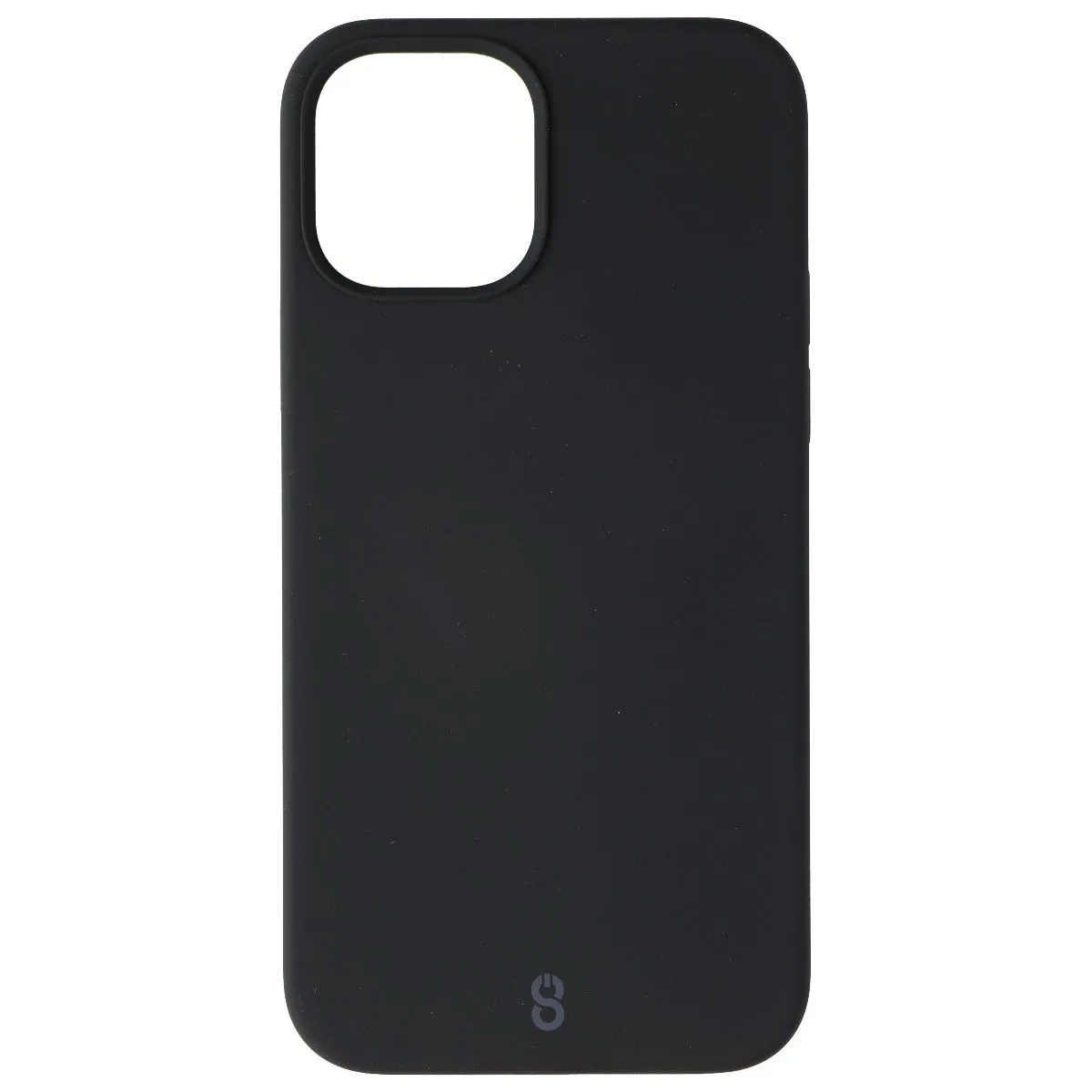 Logiix Silicone Case for Apple iPhone 12 and 12 Pro Smartphones - Black