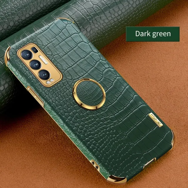 Luxury Leather Phone Case For OPPO