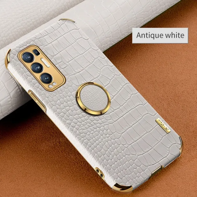 Luxury Leather Phone Case For OPPO