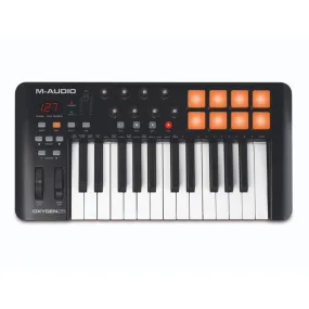 M-Audio Oxygen 25 USB MIDI Keyboard Controller with Ableton Live (Black)