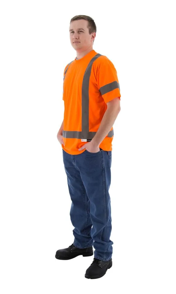 Majestic 75-5304 Hi-Vis Short Sleeve Shirt ANSI 3 R