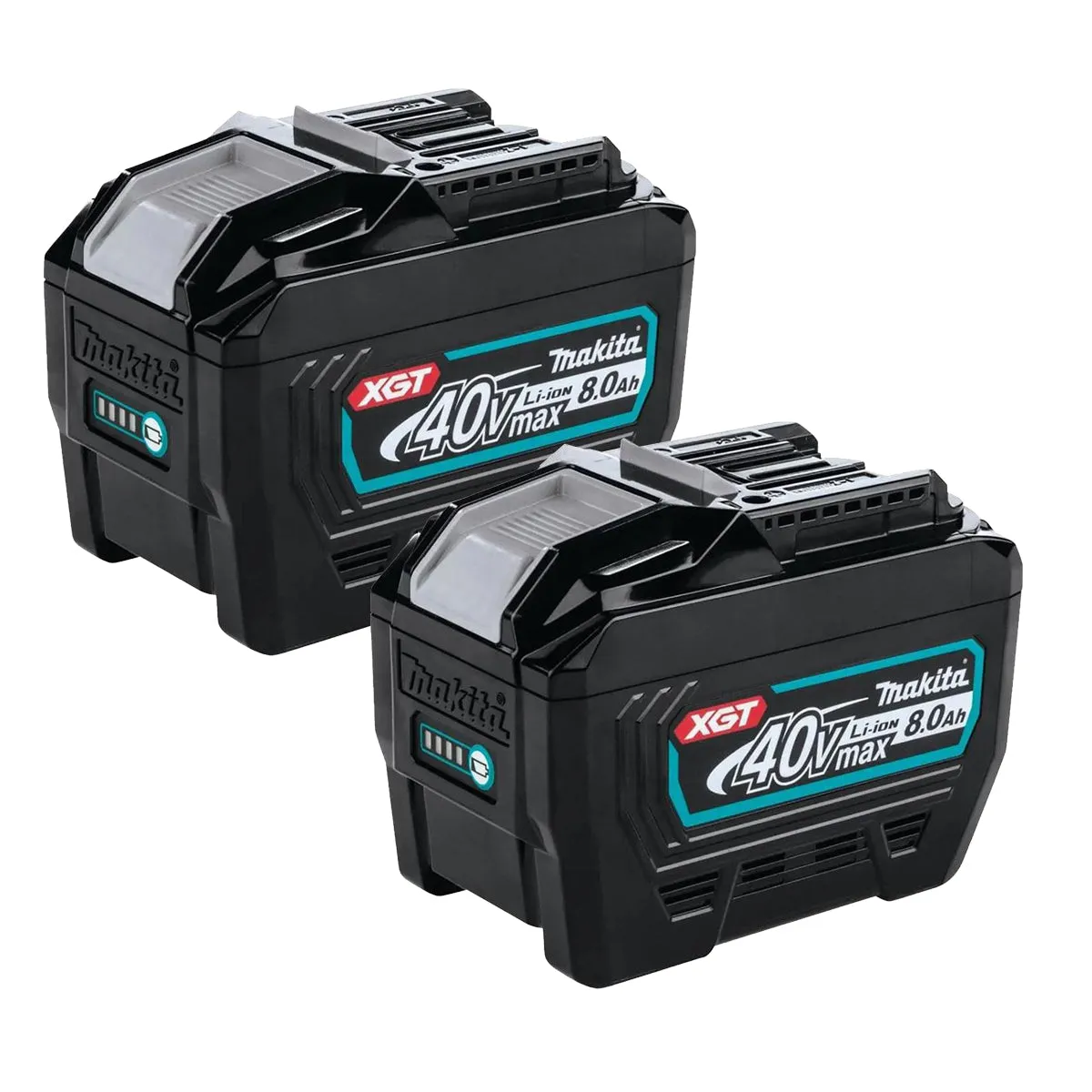 Makita 1910A2-5 40Vmax XGT Power Source Kit 240V With 2 x 8.0Ah BL4080F Batteries, Charger & Case