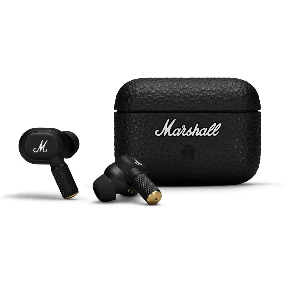 Marshall 1006450 Motif II True Wireless Active Noise-Canceling Earbuds Headphones, Black