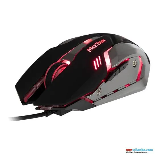 Meetiom Mt-M371 Gaming Rainbown Backlit Mouse