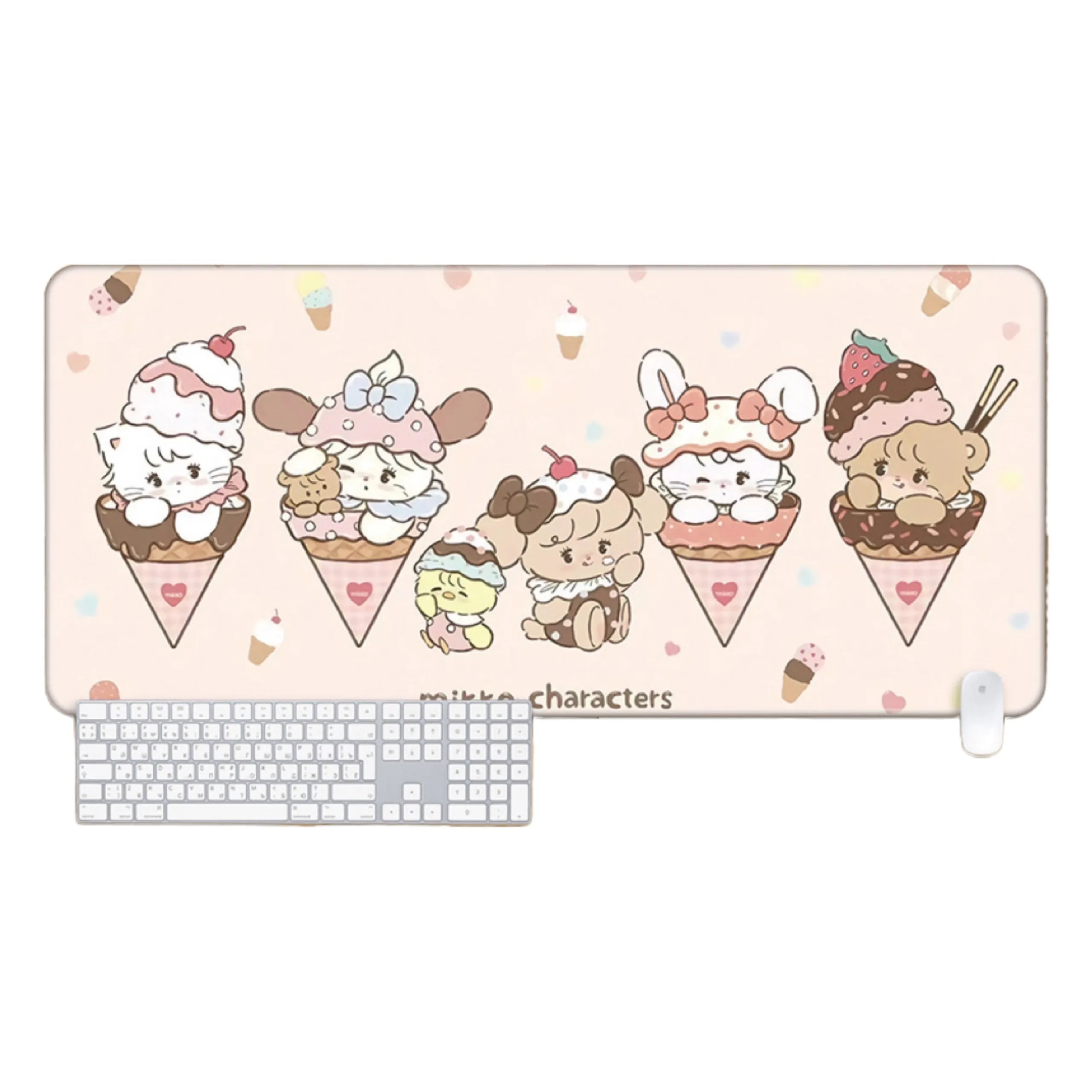 Mikko Illustrations Large Extended Anti-slippery Keyboard Mouse Pad Desk Mat