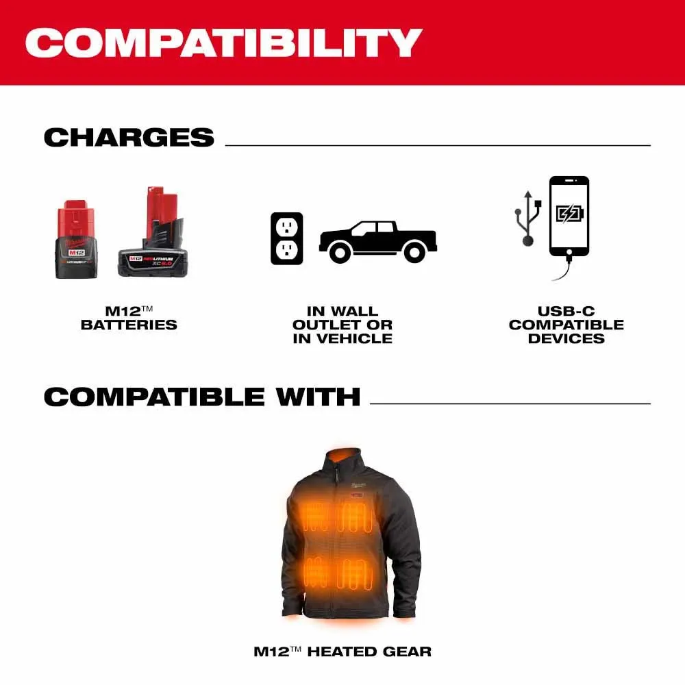 Milwaukee 48-59-1211 M12 TOP-OFF Power Supply and Charger