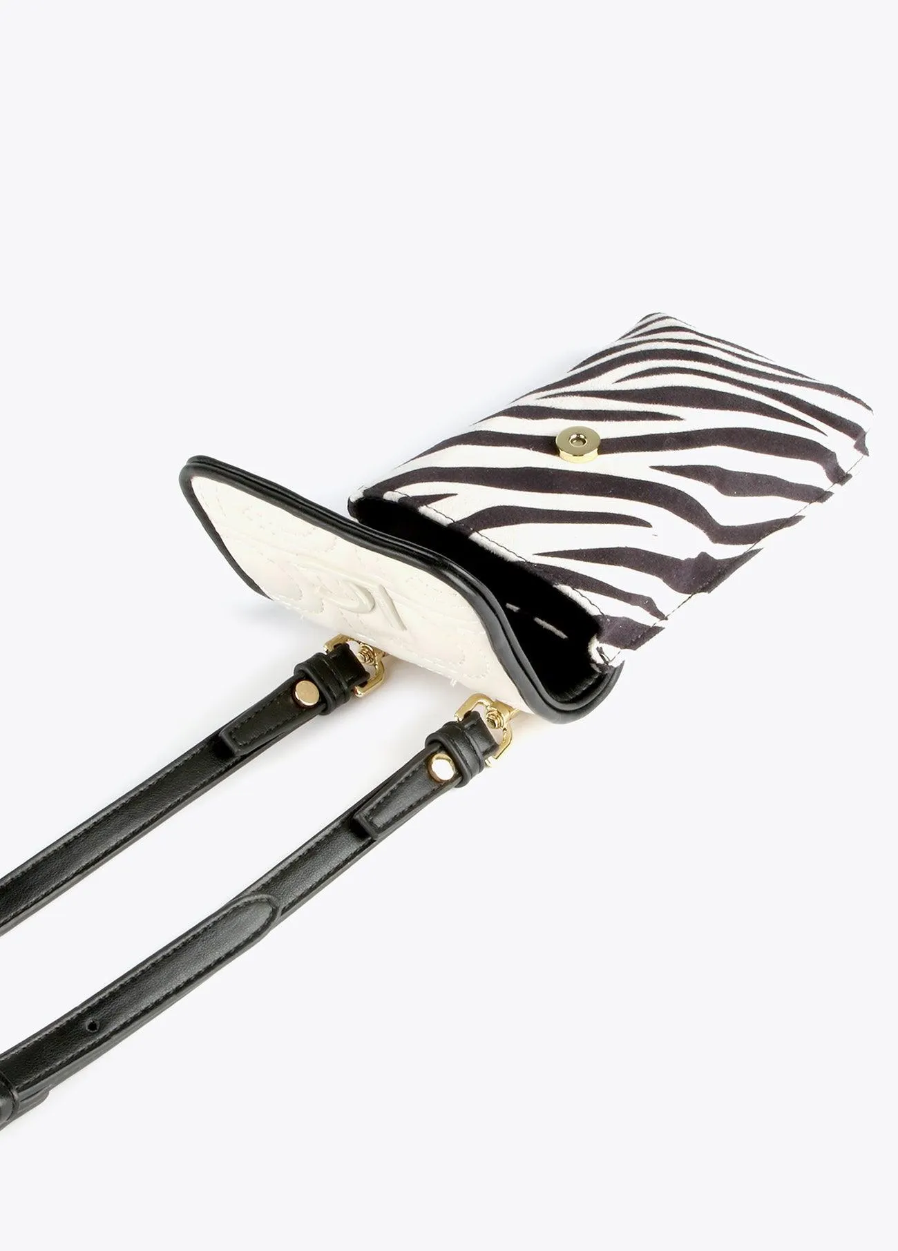 Mini animal print mobile phone bag