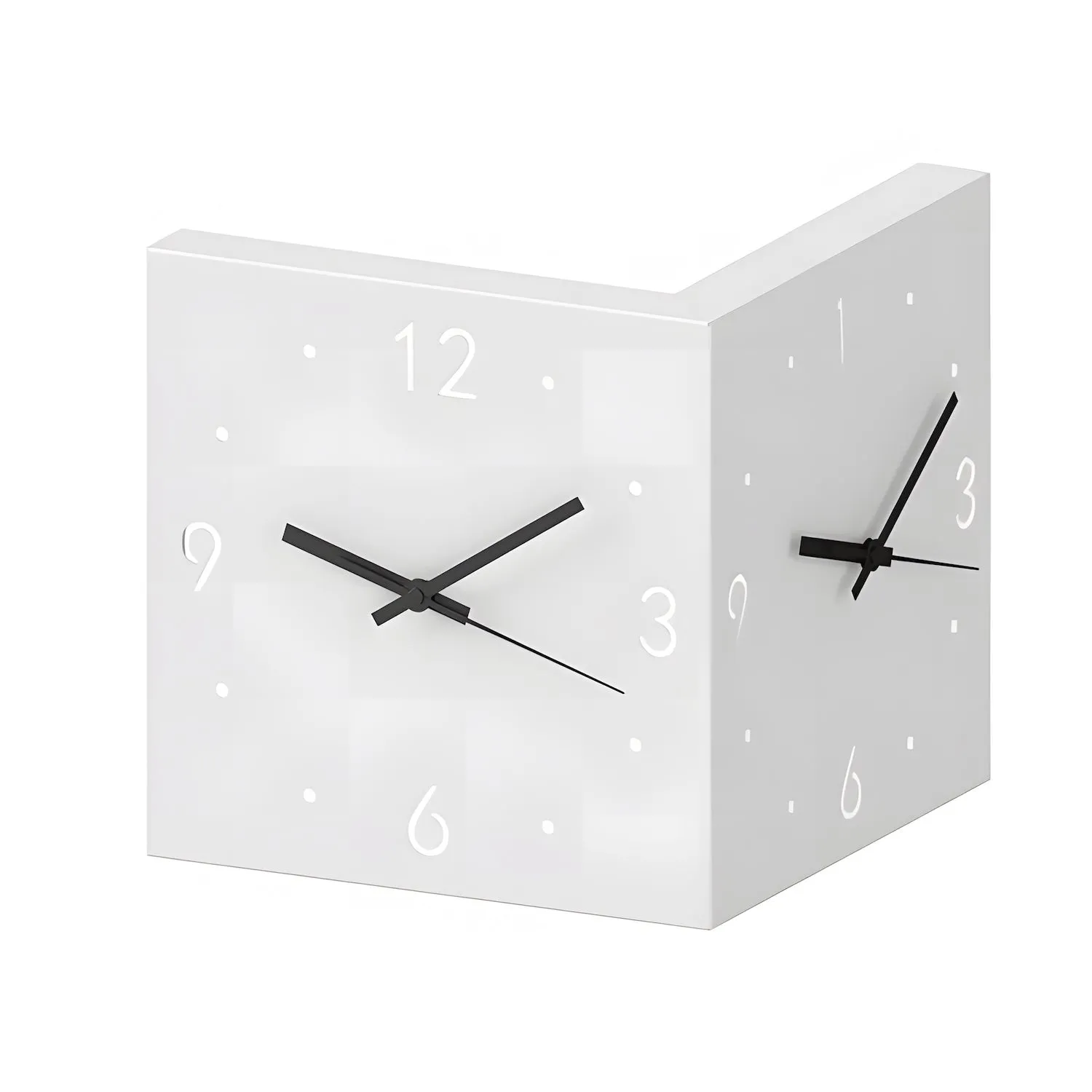 Motion Sensor Backlit Corner Clock