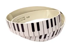 Musical Keyboard Leather Belt