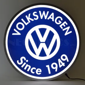 Neonetics VOLKSWAGEN SINCE 1949 BACKLIT 15 INCH LED LIGHTED SIGN