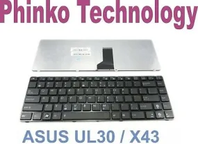 NEW ASUS K43T N43 N43T N82 U30 UL30 UL80 X42 X43 X44 X44C Keyboard