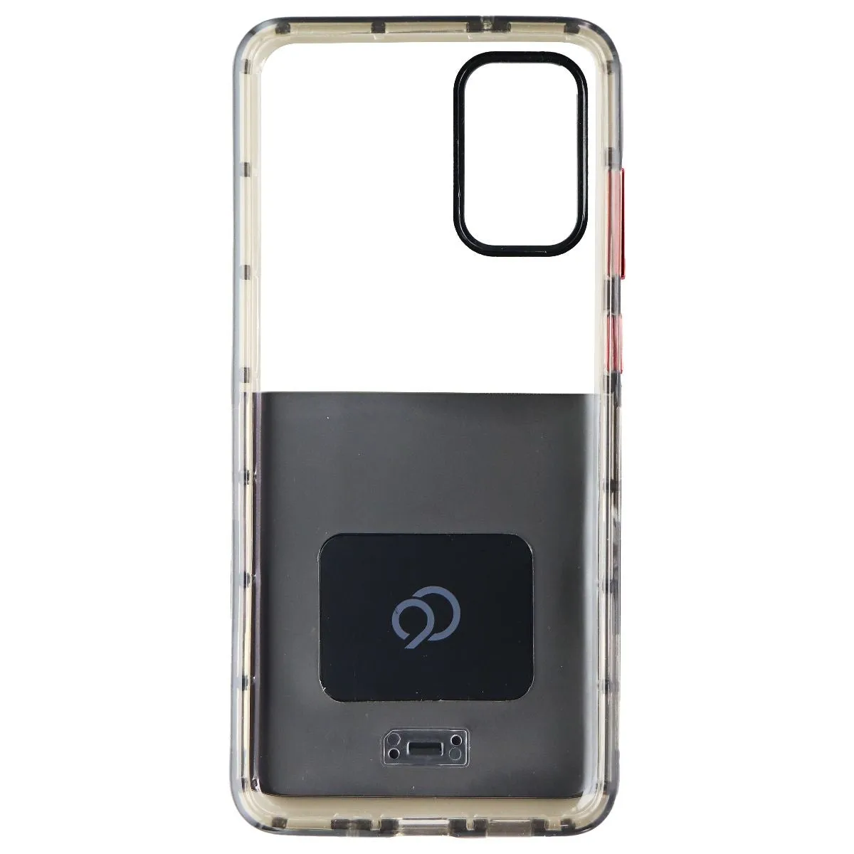 Nimbus9 Ghost 2 Pro Series Case for Samsung Galaxy (S20 ) - Clear / Black / Red