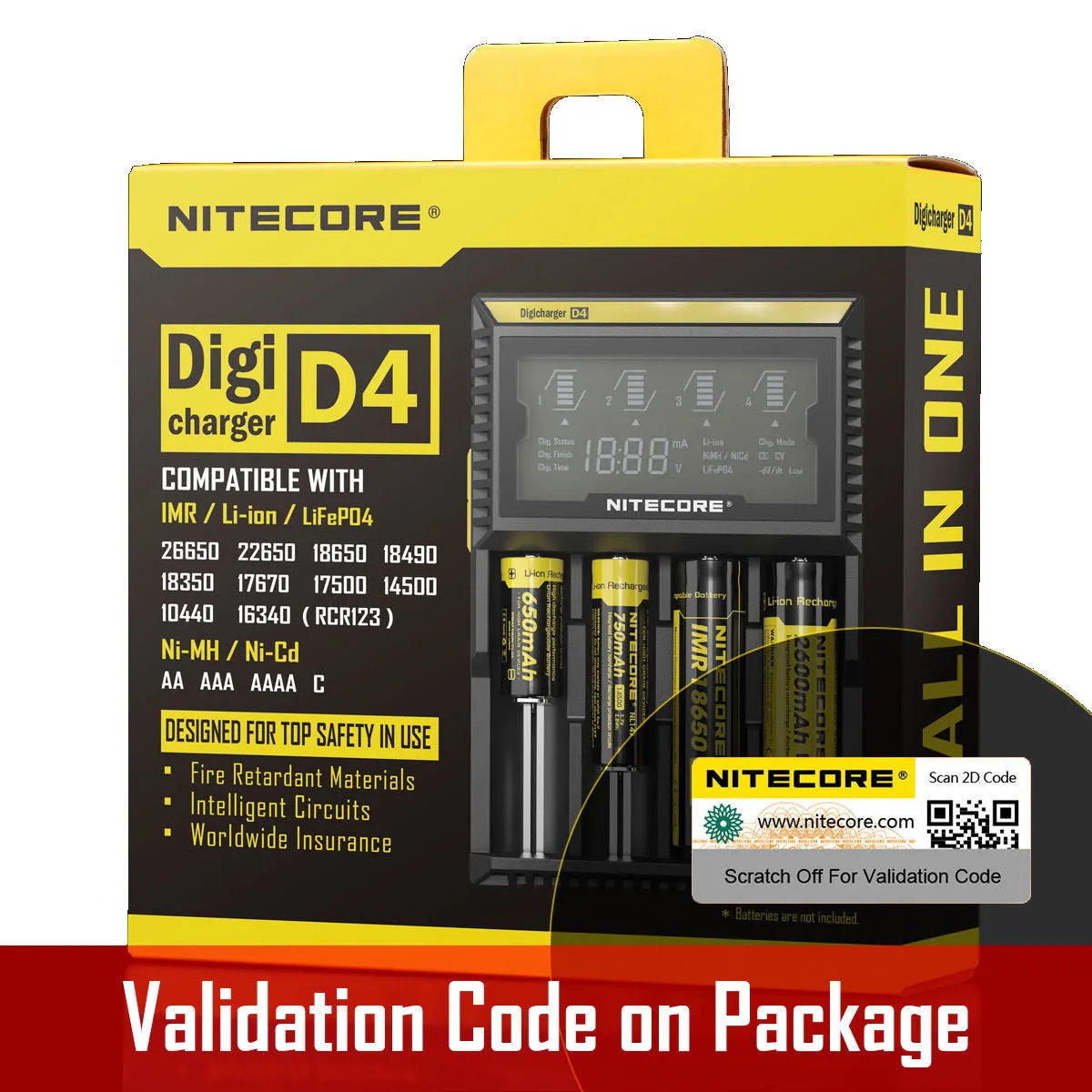 Nitecore D4 Digi charger