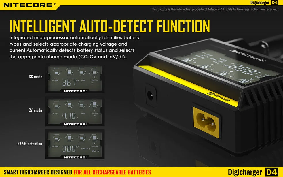 Nitecore D4 Digi charger