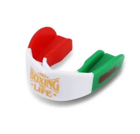 NO BOXING NO LIFE SPORTS MUAY THAI BOXING MMA MOUTHGUARD GEL MAX Senior Age 12 