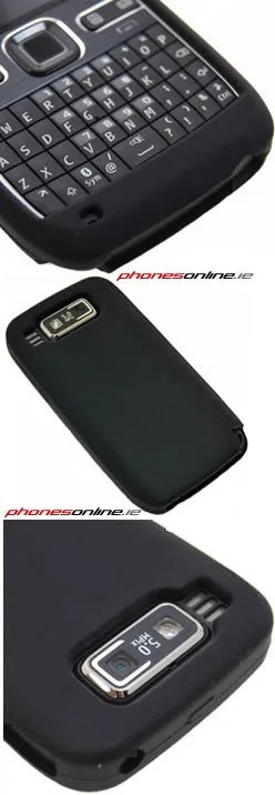 Nokia CC-1000 Black Silicon Cover for Nokia E72