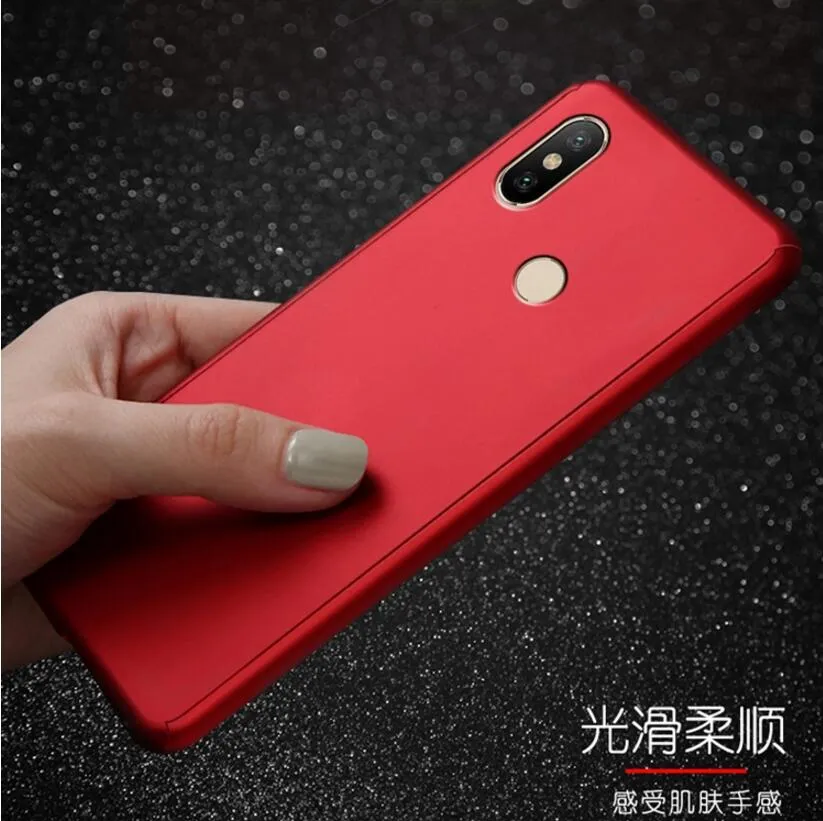 Olhveitra Case For Xiaomi MiMax3 Mi Max 3 2 Case 360 Full Cover Protective   Tempered Glass Film For Xiaomi Pocophone F1 Fundas