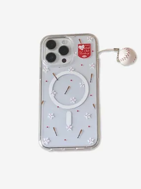 [OLIVET] Seasonless baseball club victory clear case (magsafe/ jelly)