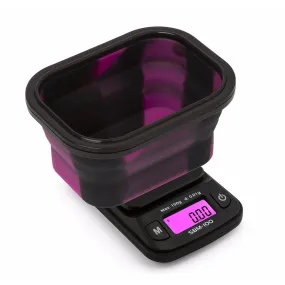 On Balance - SBM-100 - Pink Silicone Bowl Scales 100g x 0.01g - Digital Scales