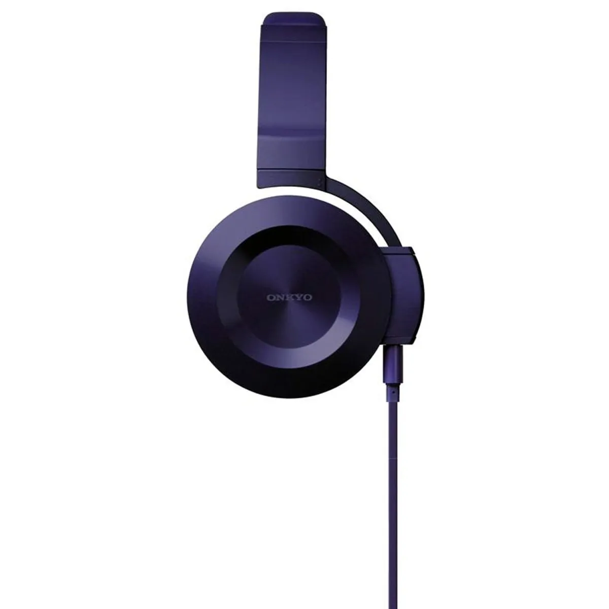 ONKYO ESFC300V Violet over-ear headphones with violet detachable cable