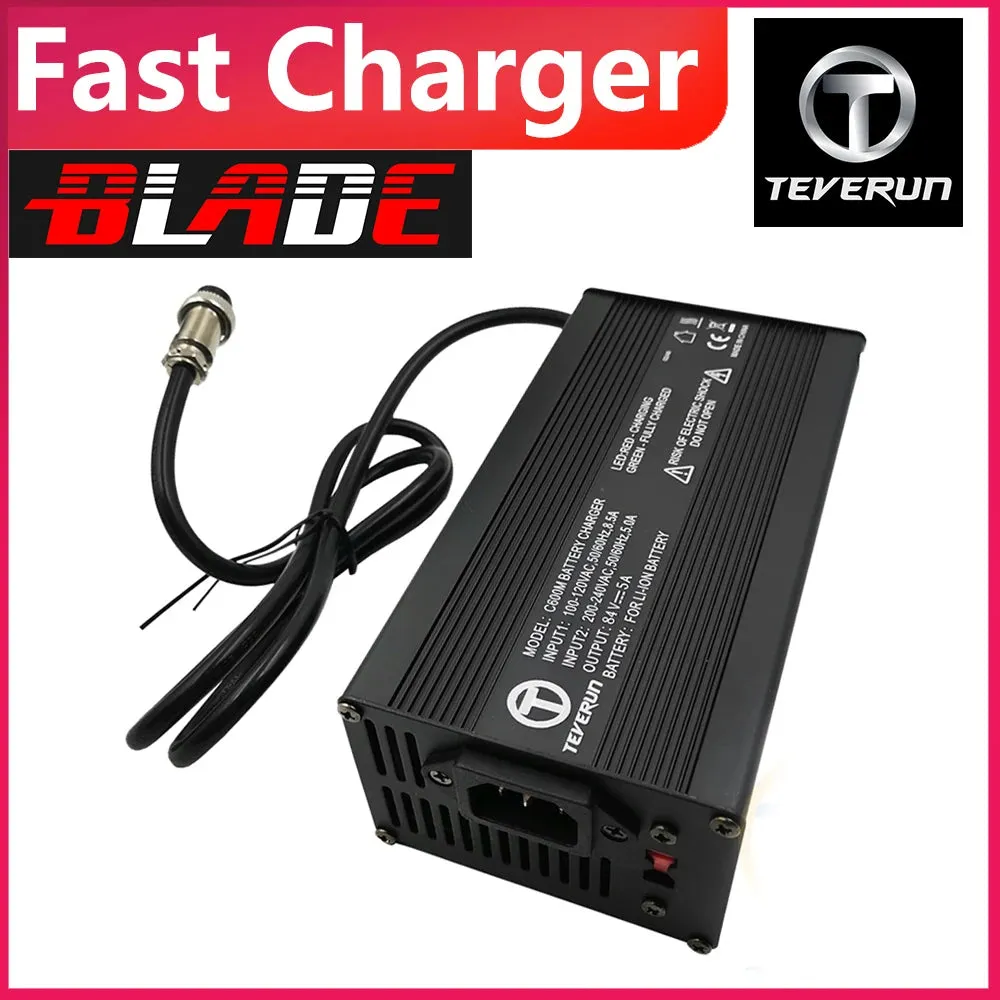 Original TEVERUN Fighter Plus 84V 5A Fast Charger 3-Pin Suit For Supreme 72V 5A Fast Charger Quick Charge E-Scooter Parts