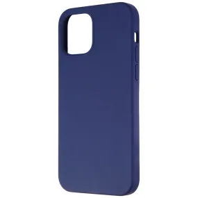 ORNATRO Liquid Silicone Case for Apple iPhone 12 & 12 Pro - Navy Blue