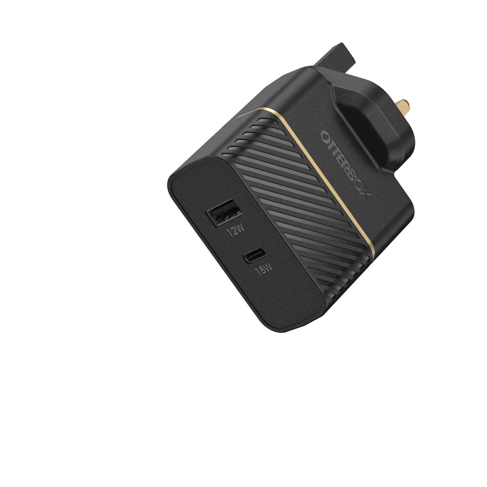 Otterbox Uk Wall Charger 30W - Usb C 18W   Usb A 12W Usb-Pd Black