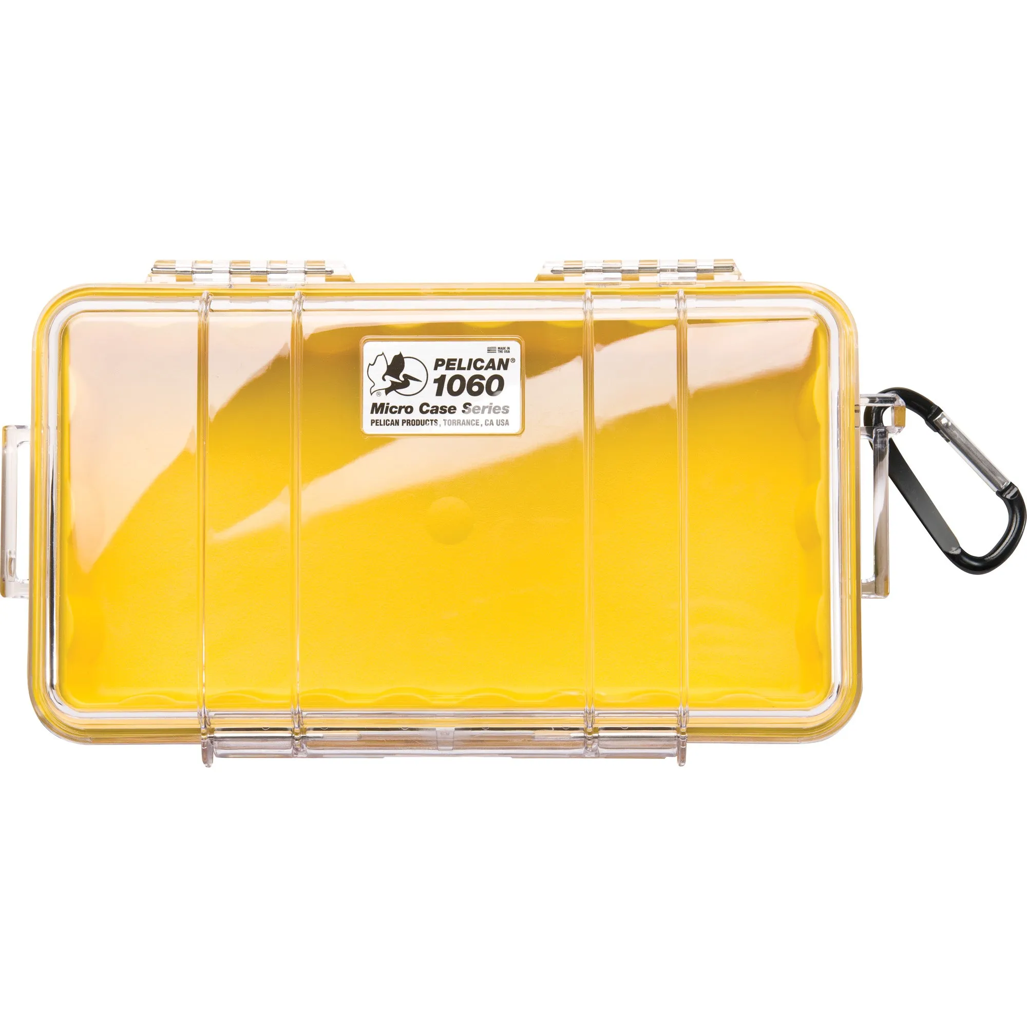 Pelican 1060 Micro Case Yellow-clear